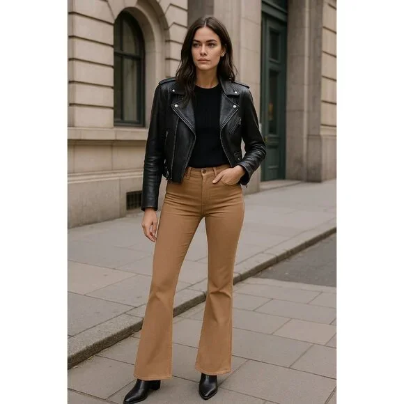 L’AGENCE Metallic Sand Coated Jeans Size 26 - Picture 11 of 16